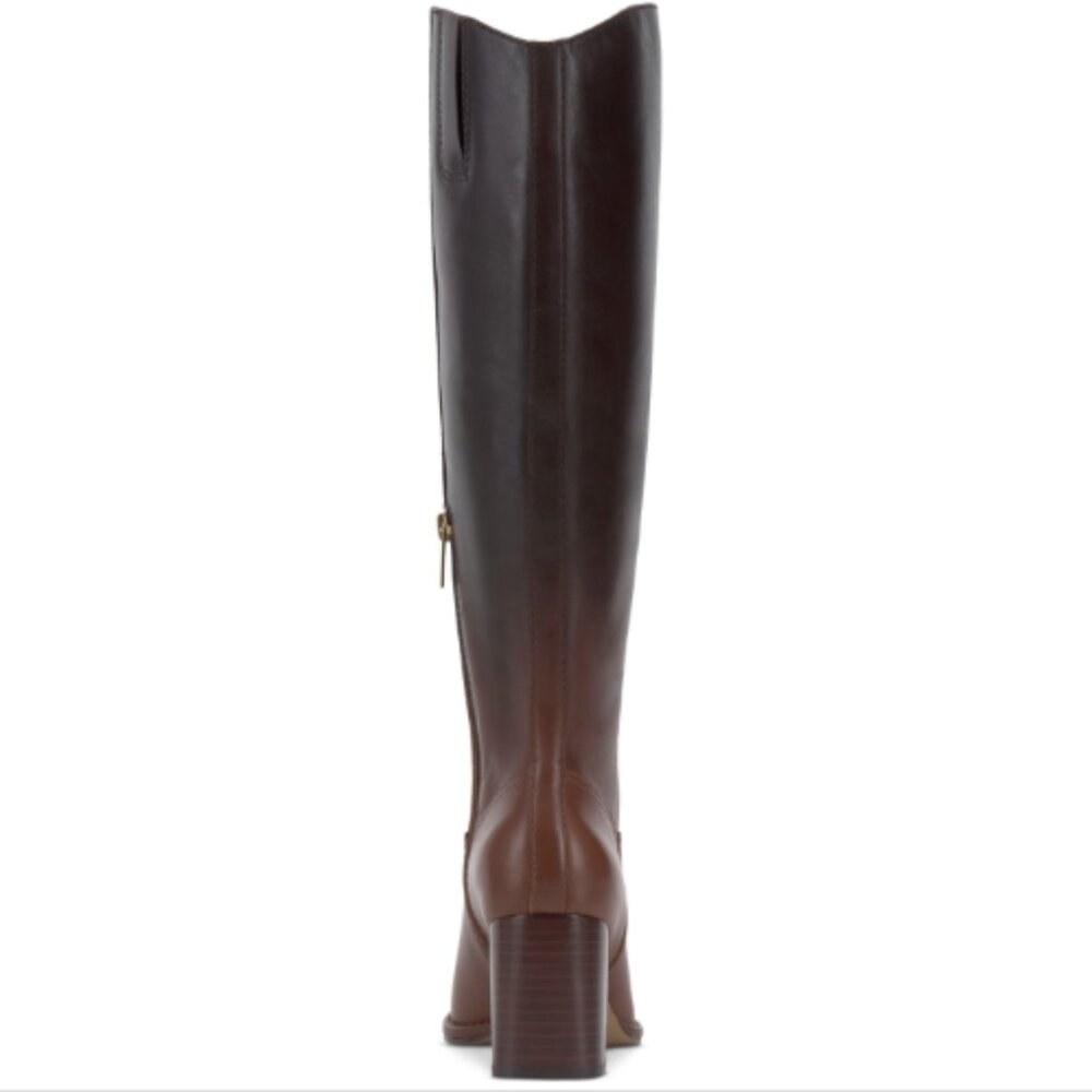 Vince Camuto Women's Leila Block-Heel Knee-High Boots Chocolate Fade 6M NWB - Picture 2 of 4